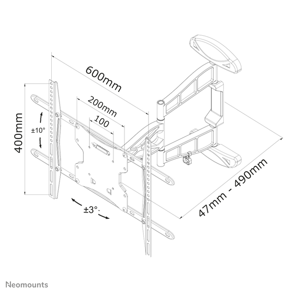 NEWSTAR LCD/LED/PLASMA MOUNT UP TO 52inch