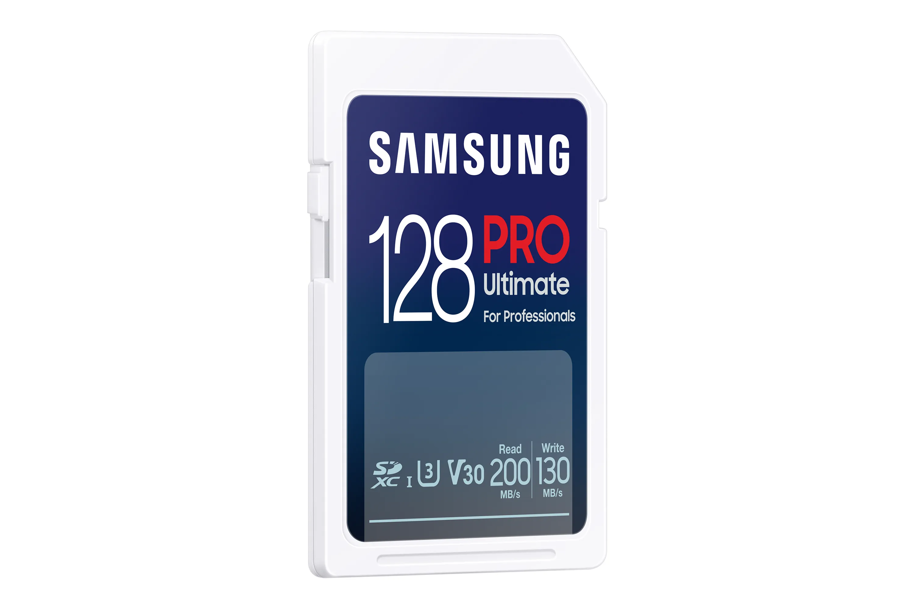 Samsung PRO Ultimate 128 GB SDXC UHS-I U3 V30 A2 kort, vit
