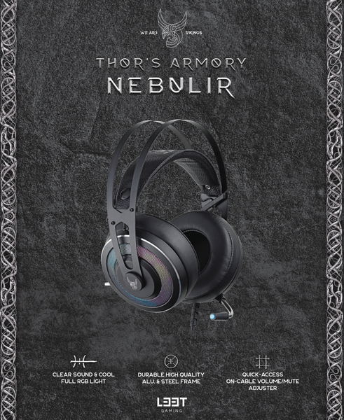 L33T-Gaming Nebulir RGB - gaming headset