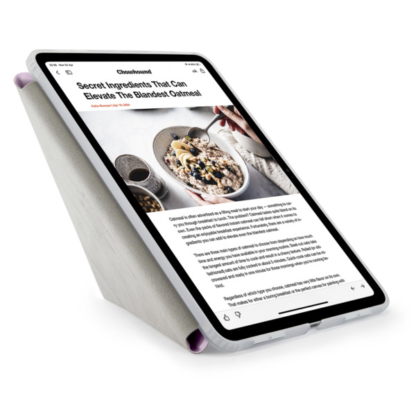 Pipetto iPad Air 11" Origami No1 -kotelo, metallinen violetti