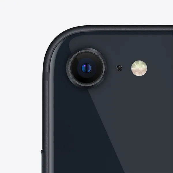 Renoverad iPhone SE (2022) 64 GB - mobiltelefon, Midnatt (Utmärkt skick)