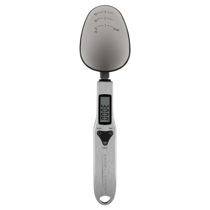 ProfiCook PC-LW 1214 Digital Spoon Scale, Stainless Steel, 300 g / 0.1 g