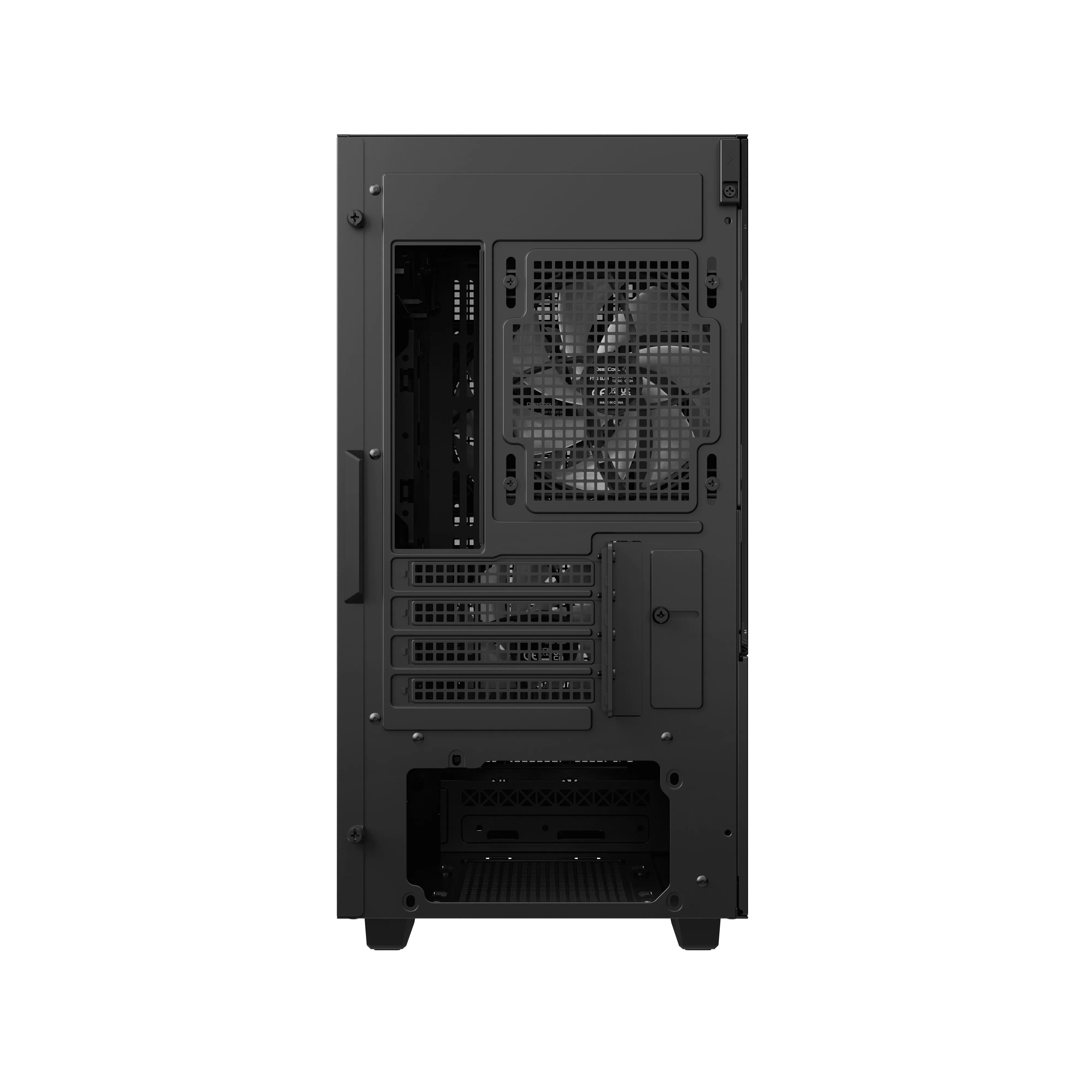 DeepCool CH360 Midi-Tower Case with window and RGB lighting, Black Multicolor