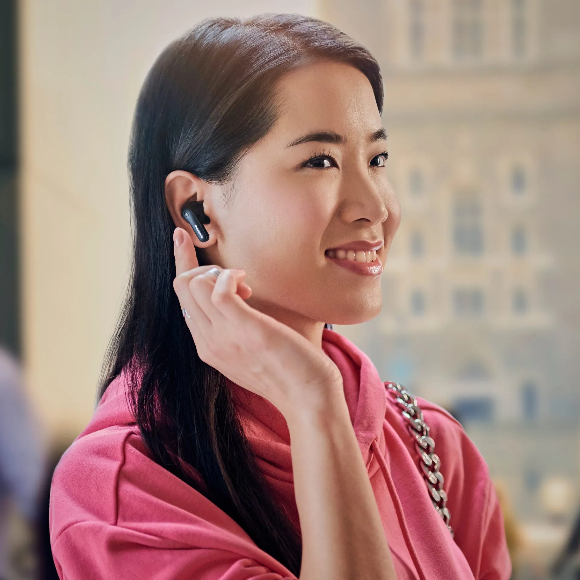 Panasonic RZ-B310WDE-K trådlösa in-ear hörlurar, svart