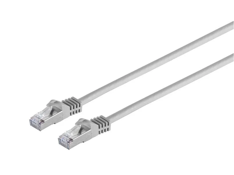 MicroConnect Cat7 S/FTP RJ45 2m n&auml;tverkskabel, gr&aring;