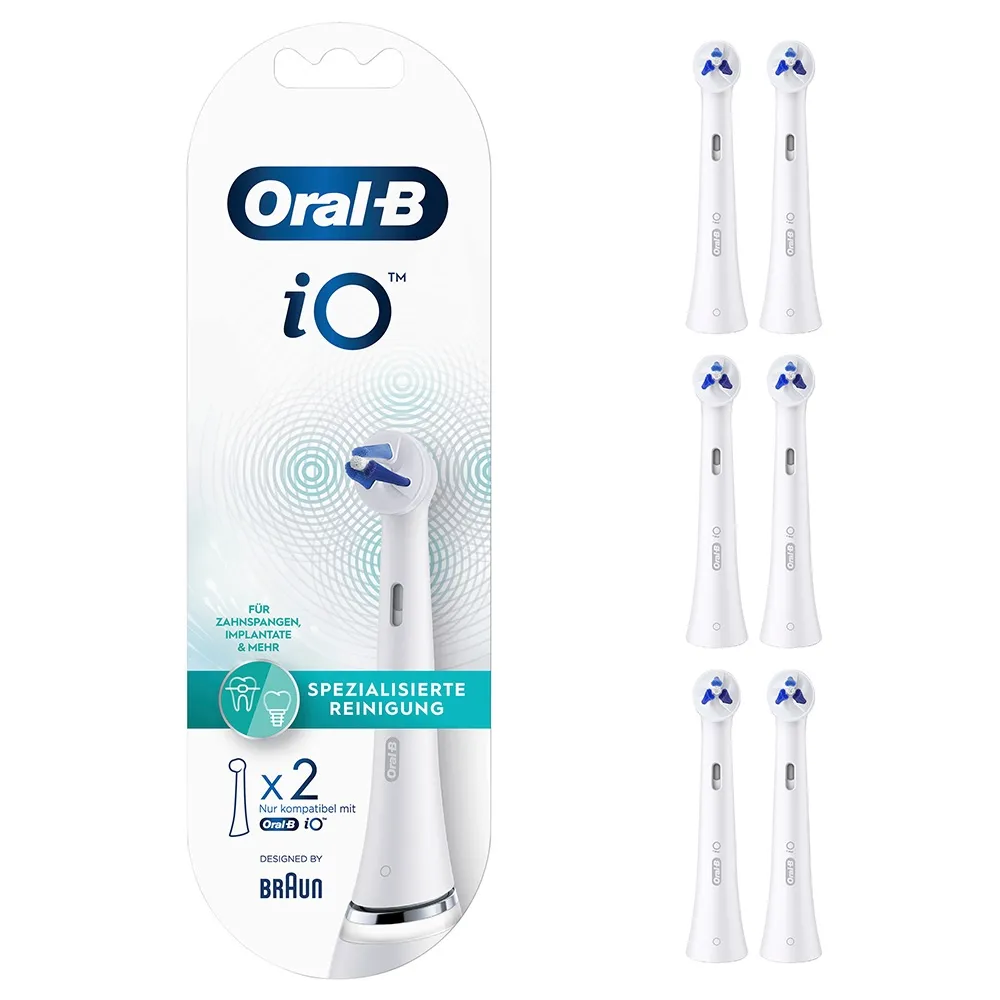 Braun Oral-B iO Specialized Clean - brush heads, 2-pack, white