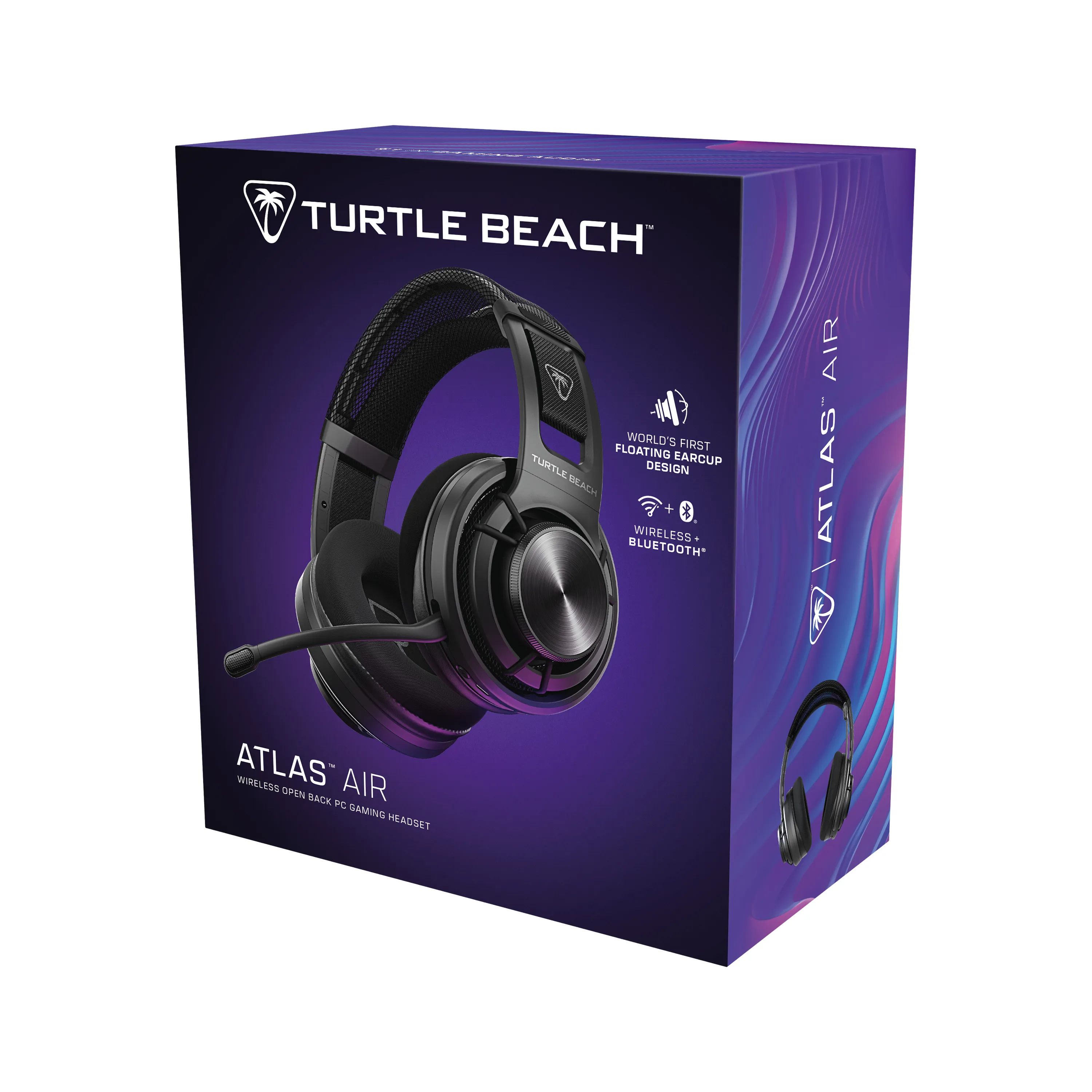 Turtle Beach Atlas Air Wireless Gaming Headset, Black