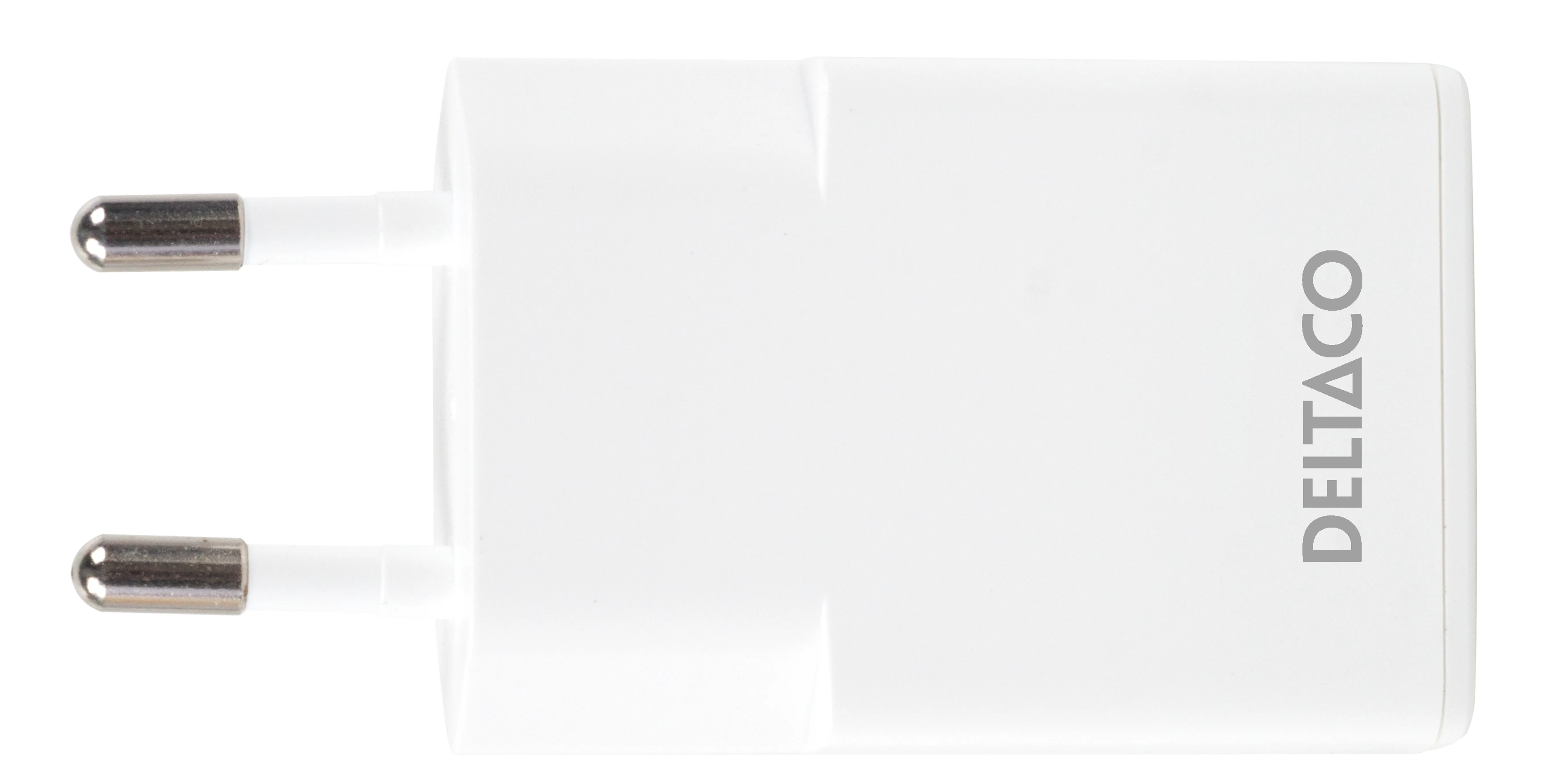 DELTACO USBC-AC156 30 W - Virtal&auml;hde, Valkoinen
