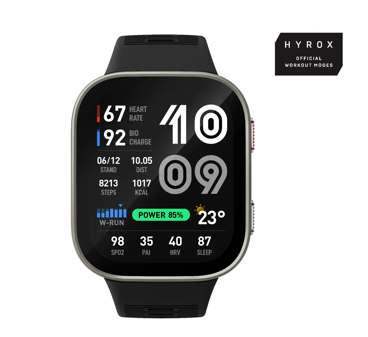 Amazfit Bip Max -&auml;lykello, hopea