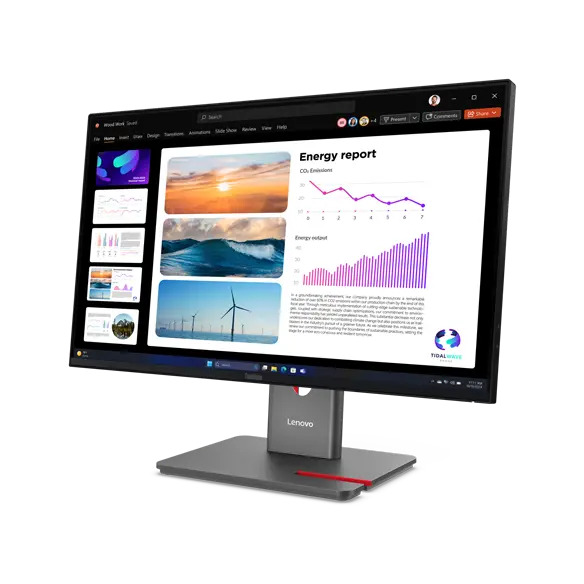 Lenovo ThinkVision P24Q-40 24" QHD, IPS -n&auml;ytt&ouml;, USB-C hub