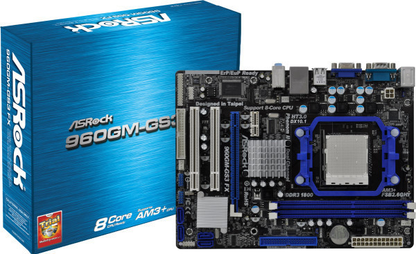 ASROCK AM3+ 760G DDR3 SATA2 RAID MATX