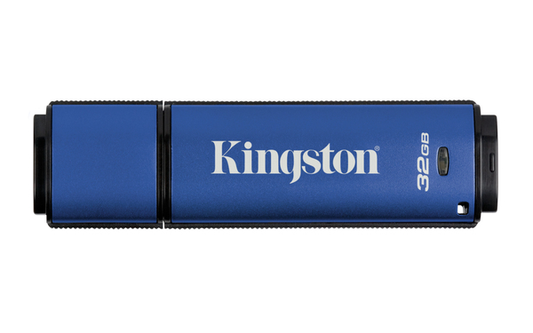 Kingston 32 Gt DataTraveler Vault Privacy 3.0 USB 3.0 -muistitikku, Sininen