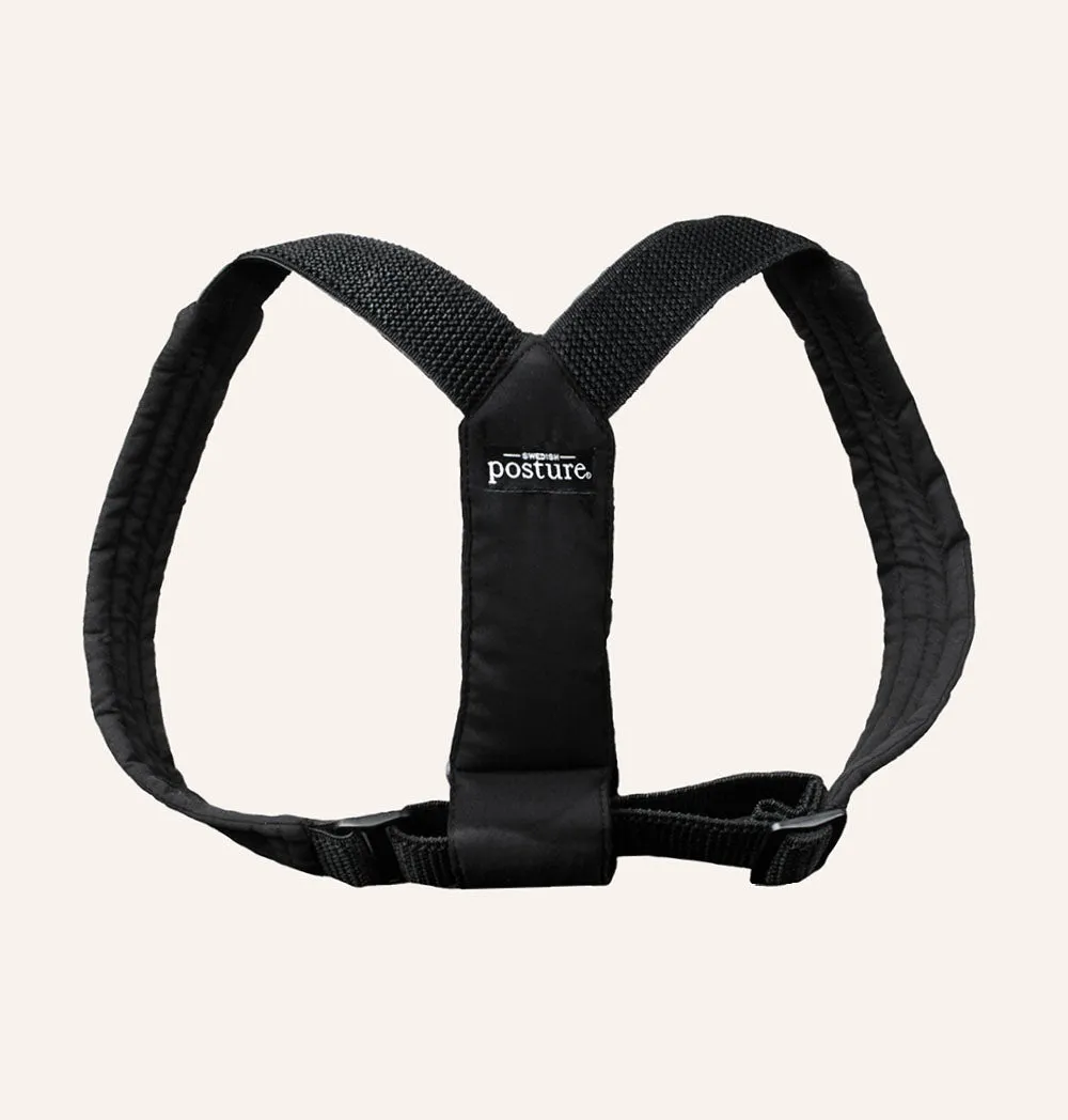 SWEDISH POSTURE Posture Brace Junior 6-12 Years Black