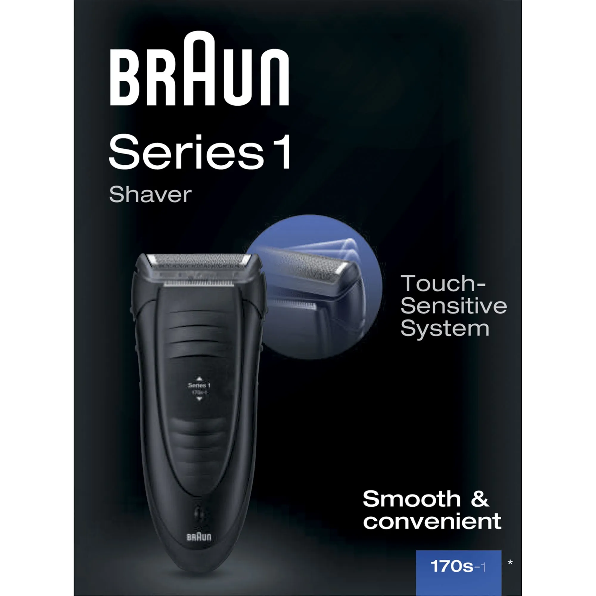 Braun Series 1 -170 - shaver, Black