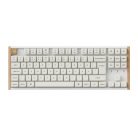 Keychron K8 HE SE 80% Wireless Mechanical Gaming Keyboard, Gateron 2.0 Purple Magnetic, White/Wood
