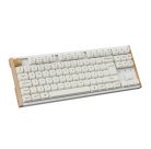 Keychron K8 HE SE 80% Wireless Mechanical Gaming Keyboard, Gateron 2.0 Purple Magnetic, White/Wood