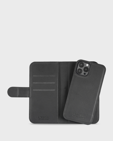 HOLDIT WALLETCASE MAGNET IPHONE - 12/12 PRO BLACK