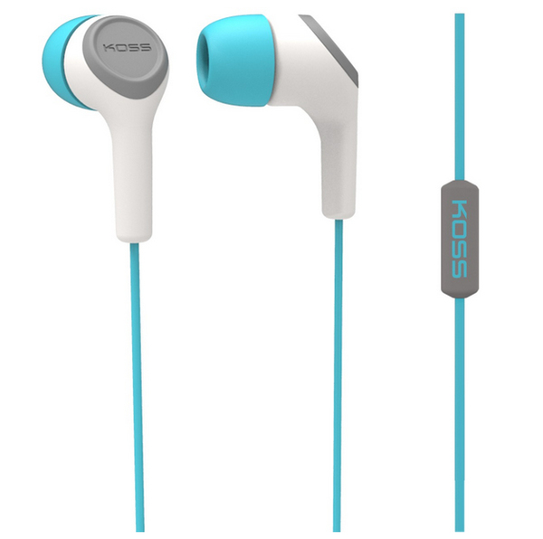 KOSS KEB15iT In-Ear Mic Tourquise