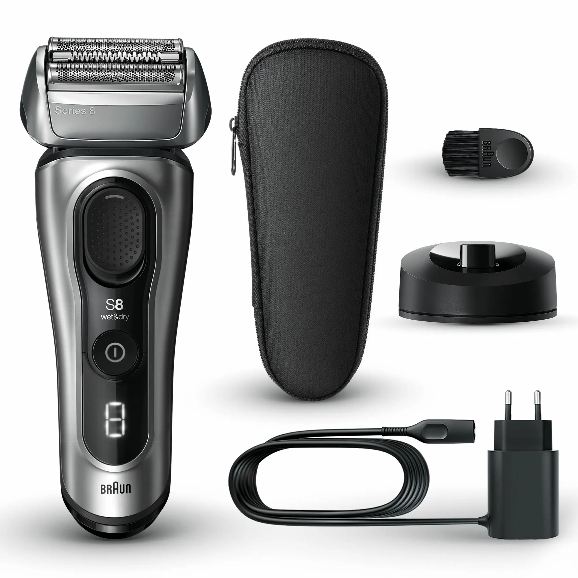 Braun Series 8 8517s Wet &amp; Dry - shaver, Silver