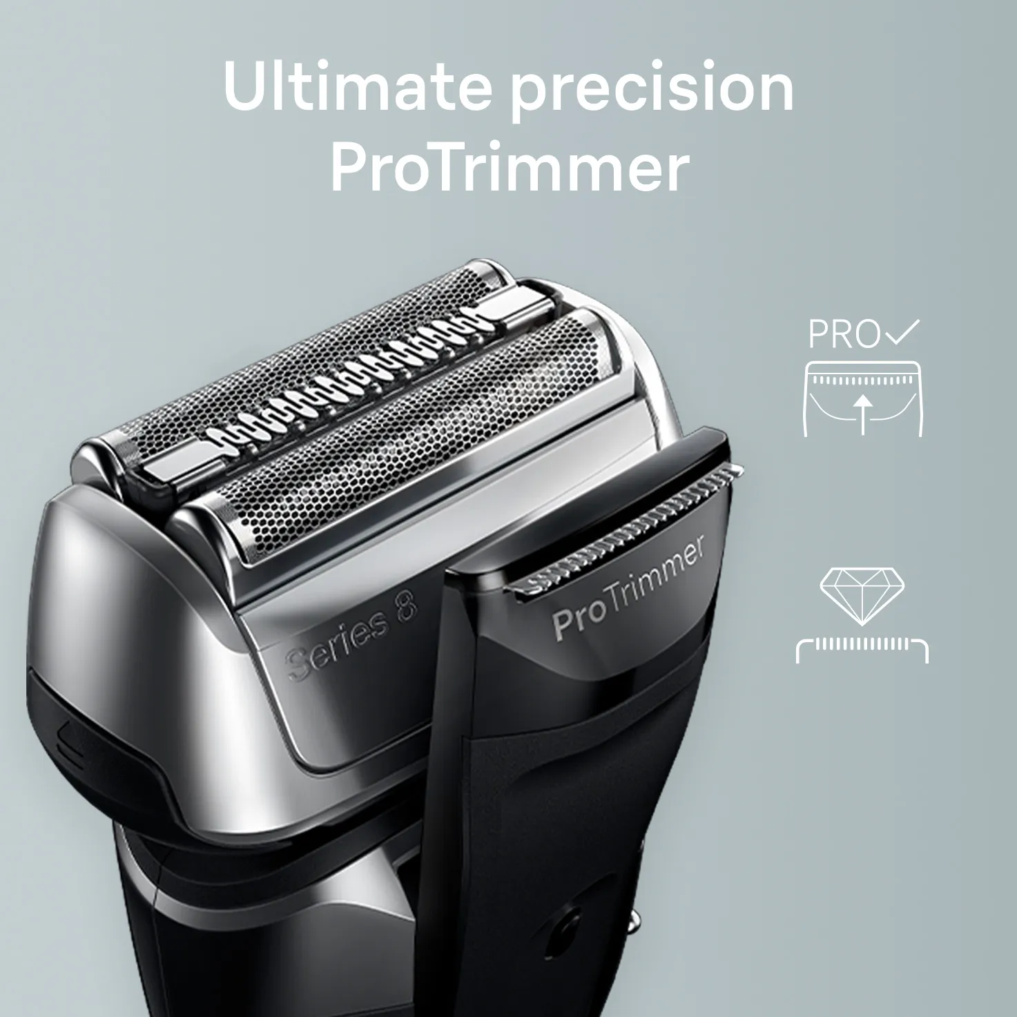 Braun Series 8 8517s Wet &amp; Dry - shaver, Silver