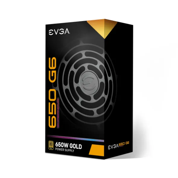 EVGA SuperNova G6 650W -  strömkälla , 80 Plus Gold