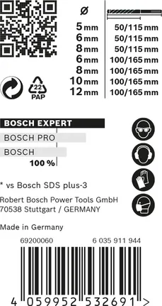 Bosch Expert 7x - drill bit set