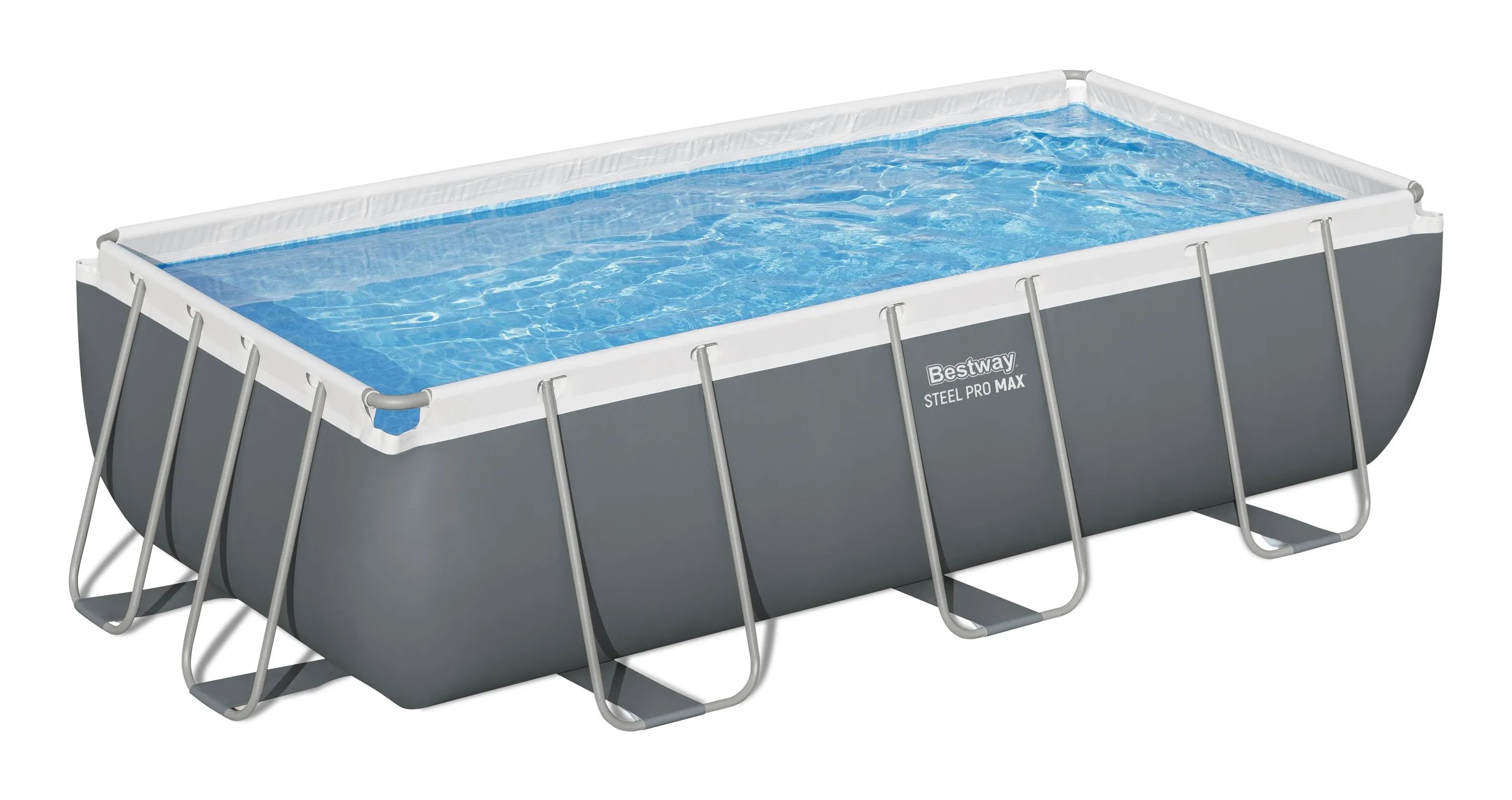 BESTWAY Steel Pro MAX 56441 Rectangular Frame Pool Set 4040 x 2010 x  ？