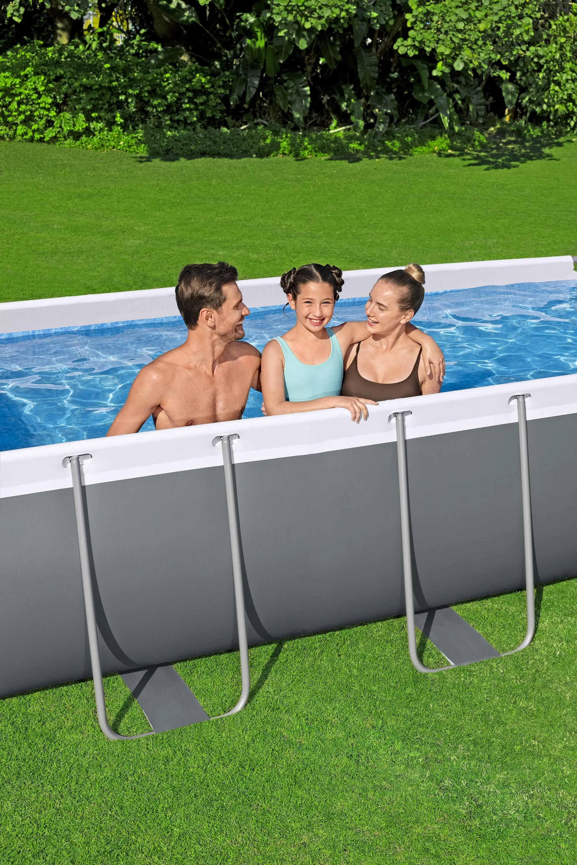 BESTWAY Steel Pro MAX 56441 Rectangular Frame Pool Set 4040 x 2010 x  ？