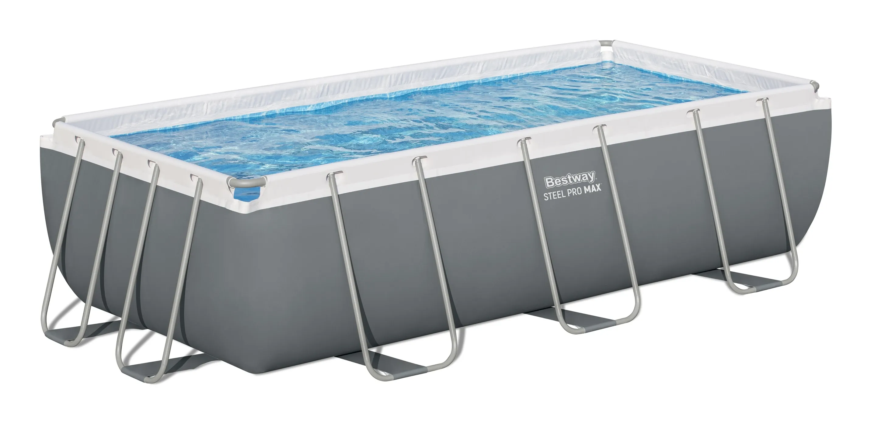 BESTWAY Steel Pro MAX 56441 Rectangular Frame Pool Set 4040 x 2010 x  ？