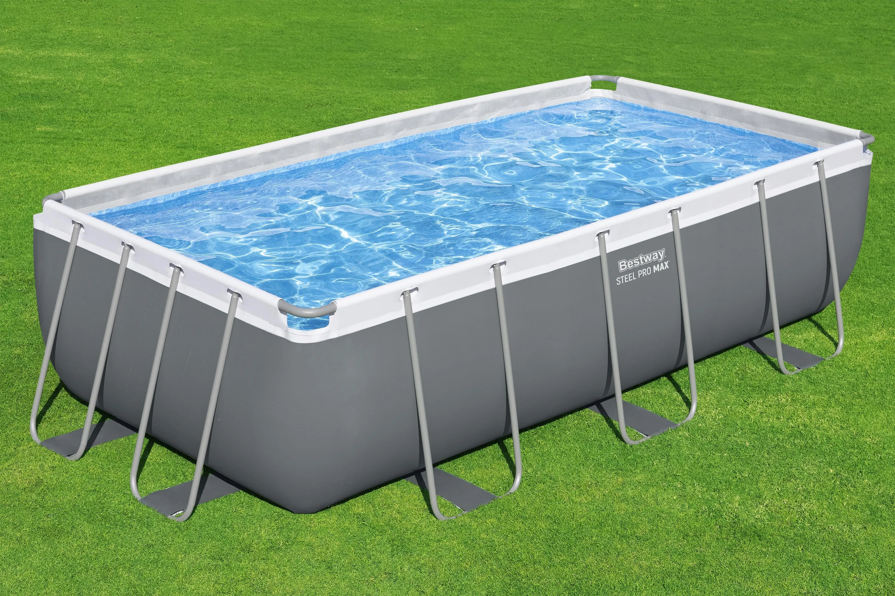 BESTWAY Steel Pro MAX 56441 Rectangular Frame Pool Set 4040 x 2010 x  ？