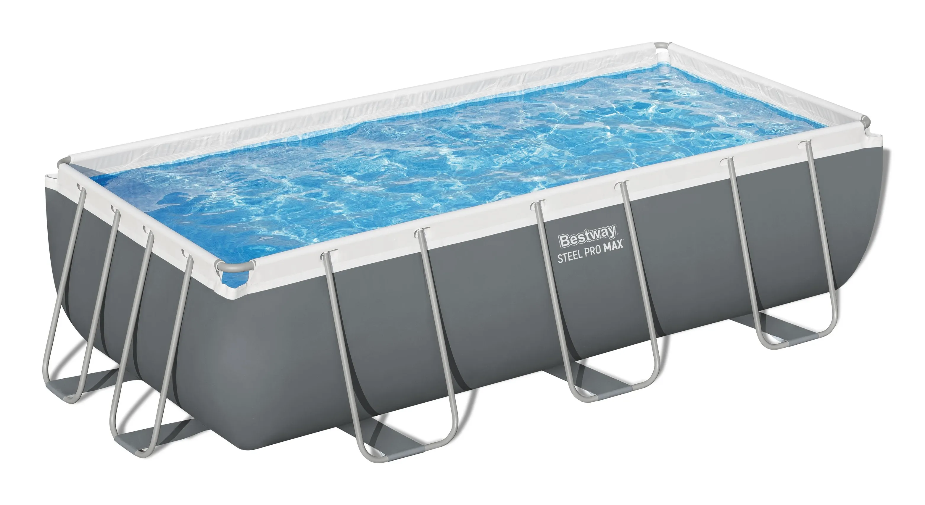 BESTWAY Steel Pro MAX 56441 Rectangular Frame Pool Set 4040 x 2010 x  ？