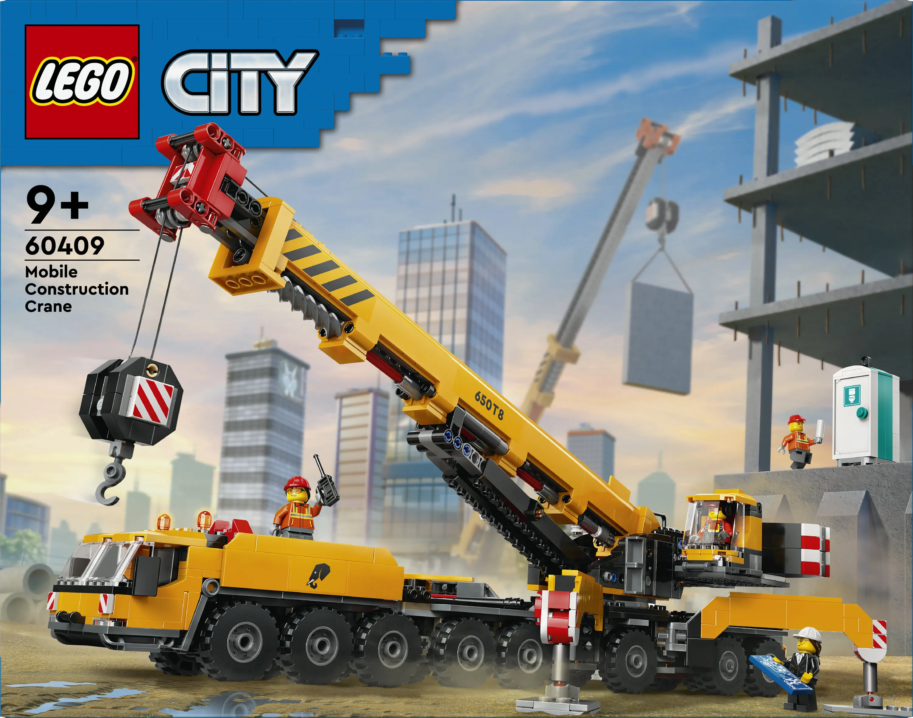 LEGO City Yellow Mobile Construction Crane 60409