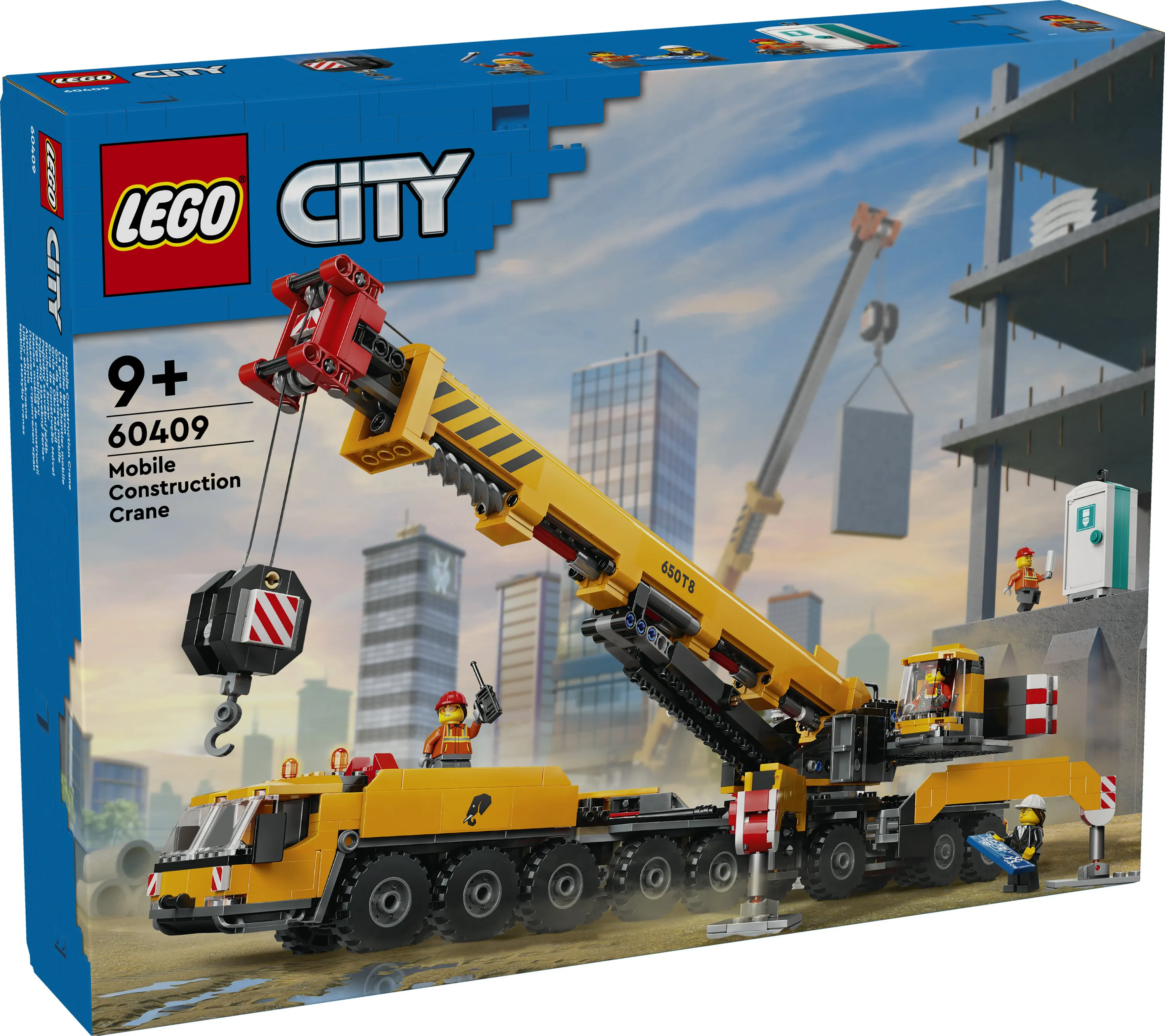 LEGO City Yellow Mobile Construction Crane 60409