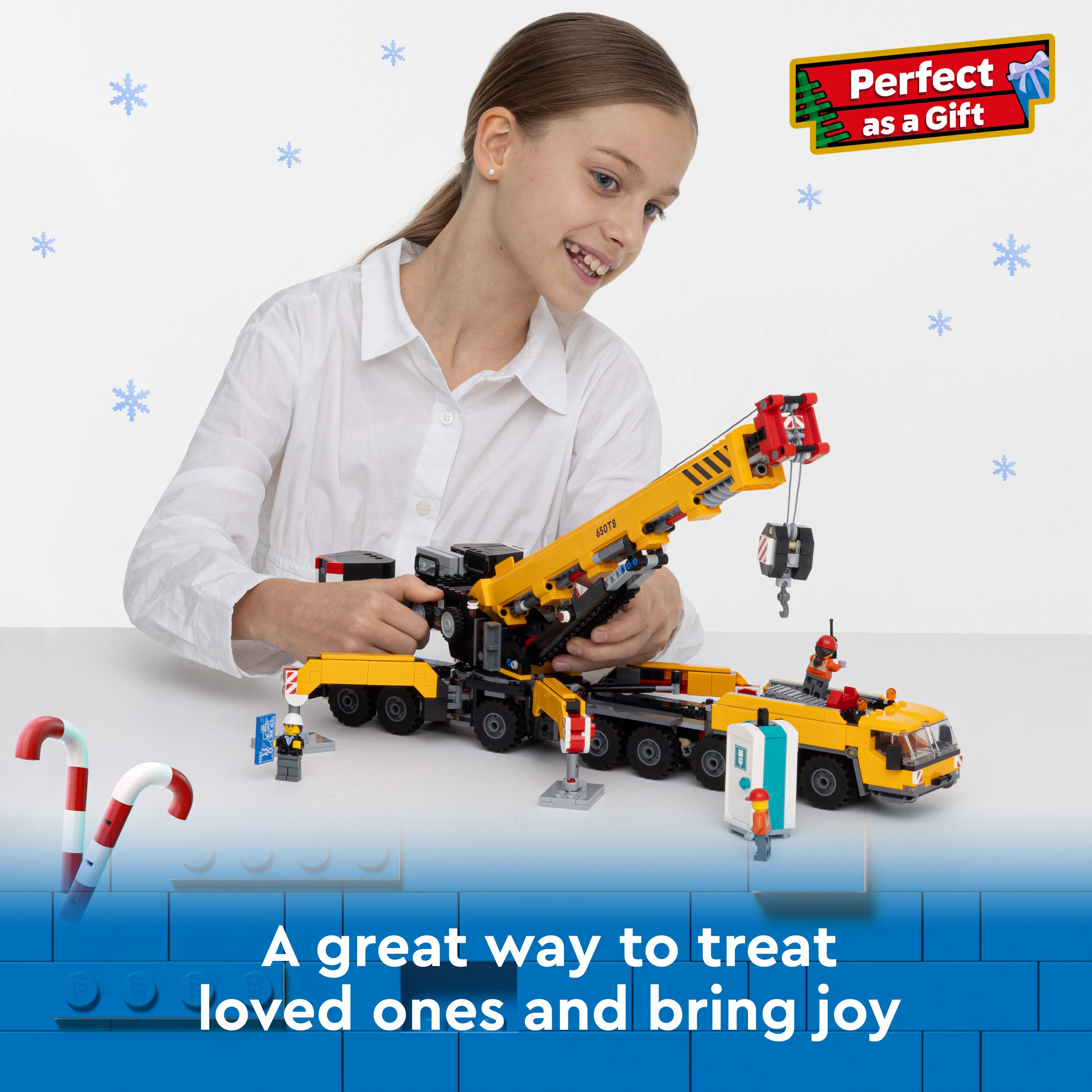 LEGO City Yellow Mobile Construction Crane 60409