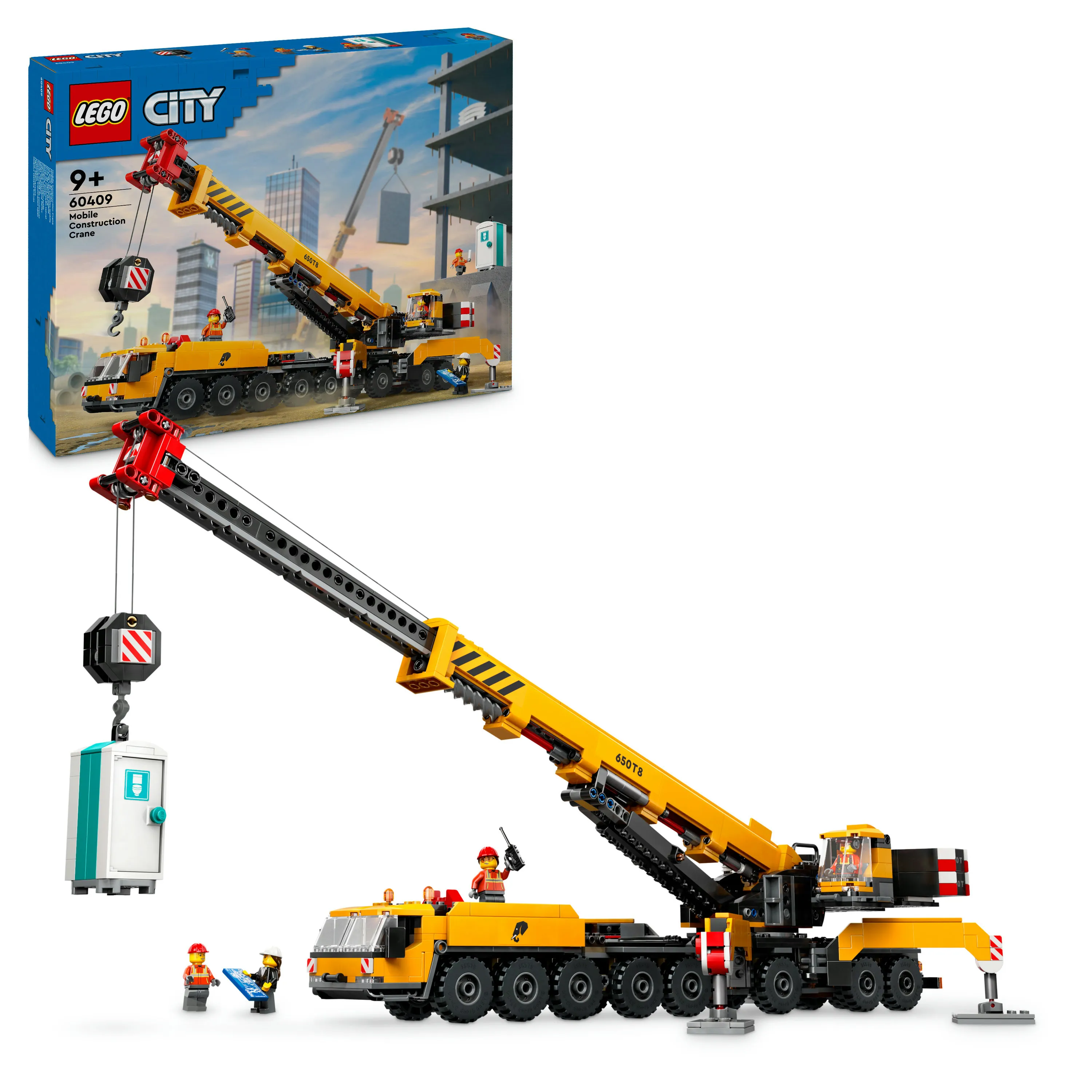 LEGO City Yellow Mobile Construction Crane 60409