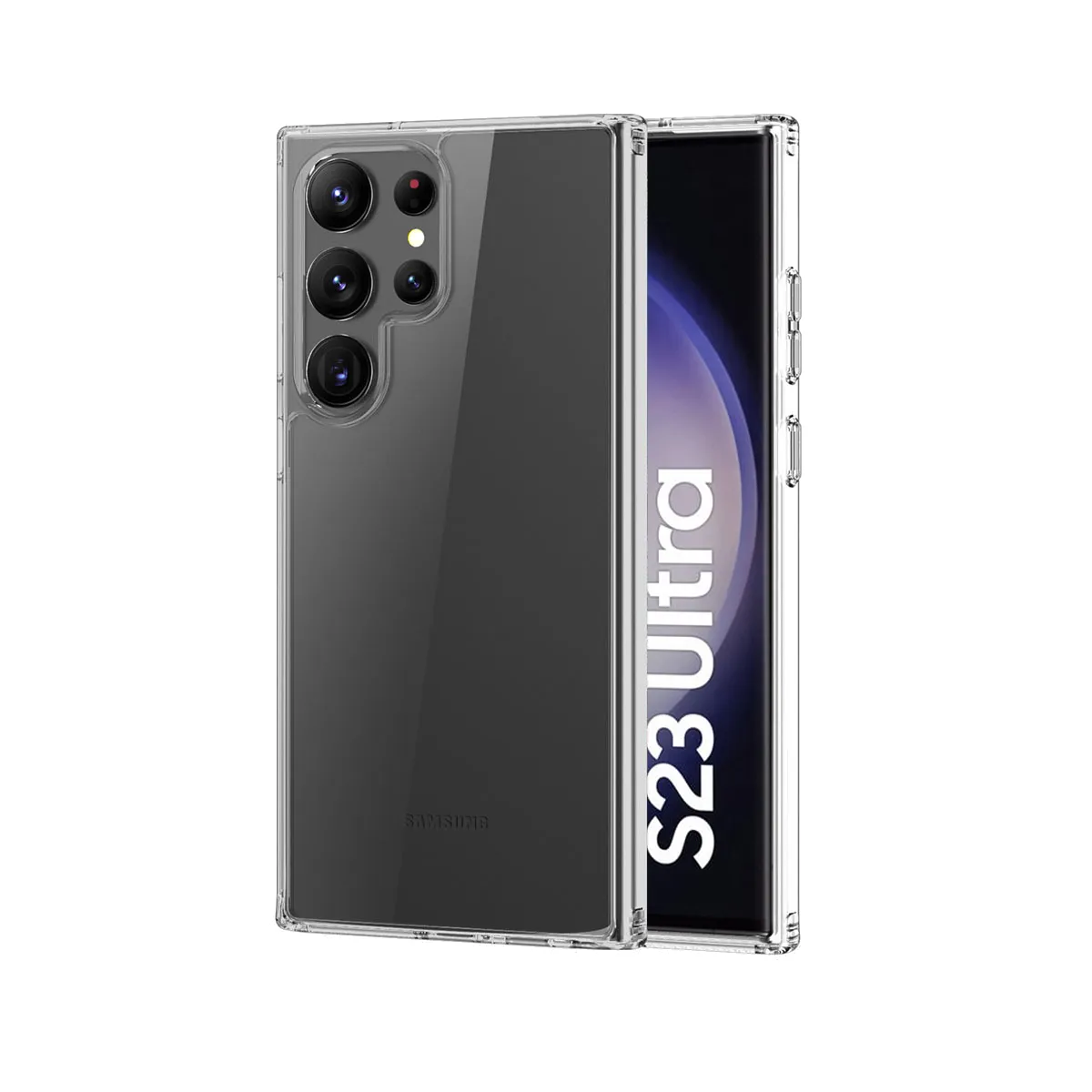 Insmat Crystal Cover, Galaxy S23 Ultra - Case, Transparent