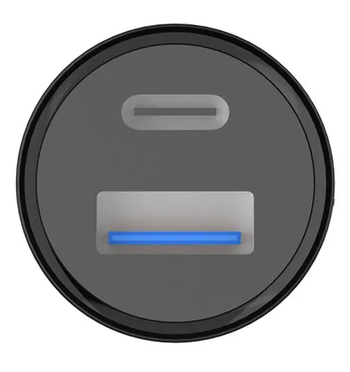 GEAR Charger 12/24V 1xUSB-C + 1xUSB-A PD 30W + QC18.0W MAX Black