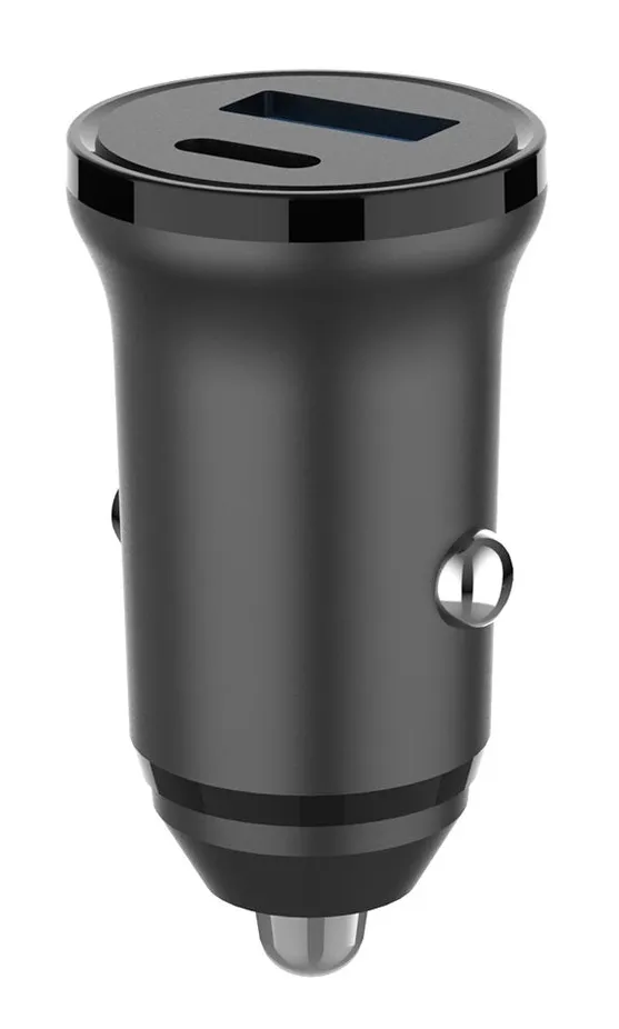 GEAR Charger 12/24V 1xUSB-C + 1xUSB-A PD 30W + QC18.0W MAX Black