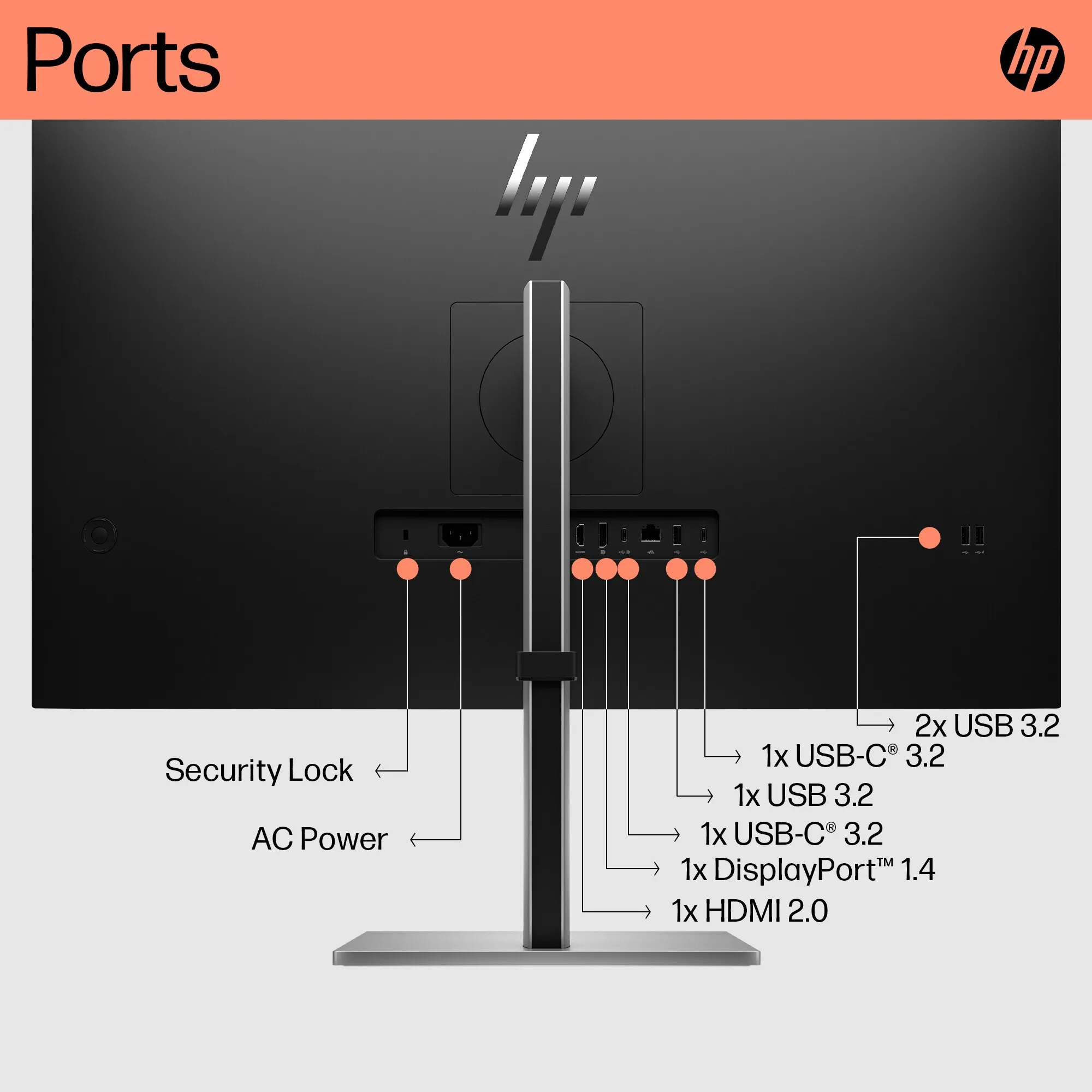 HP 32" E32k G5 4K 4K UHD, IPS -näyttö