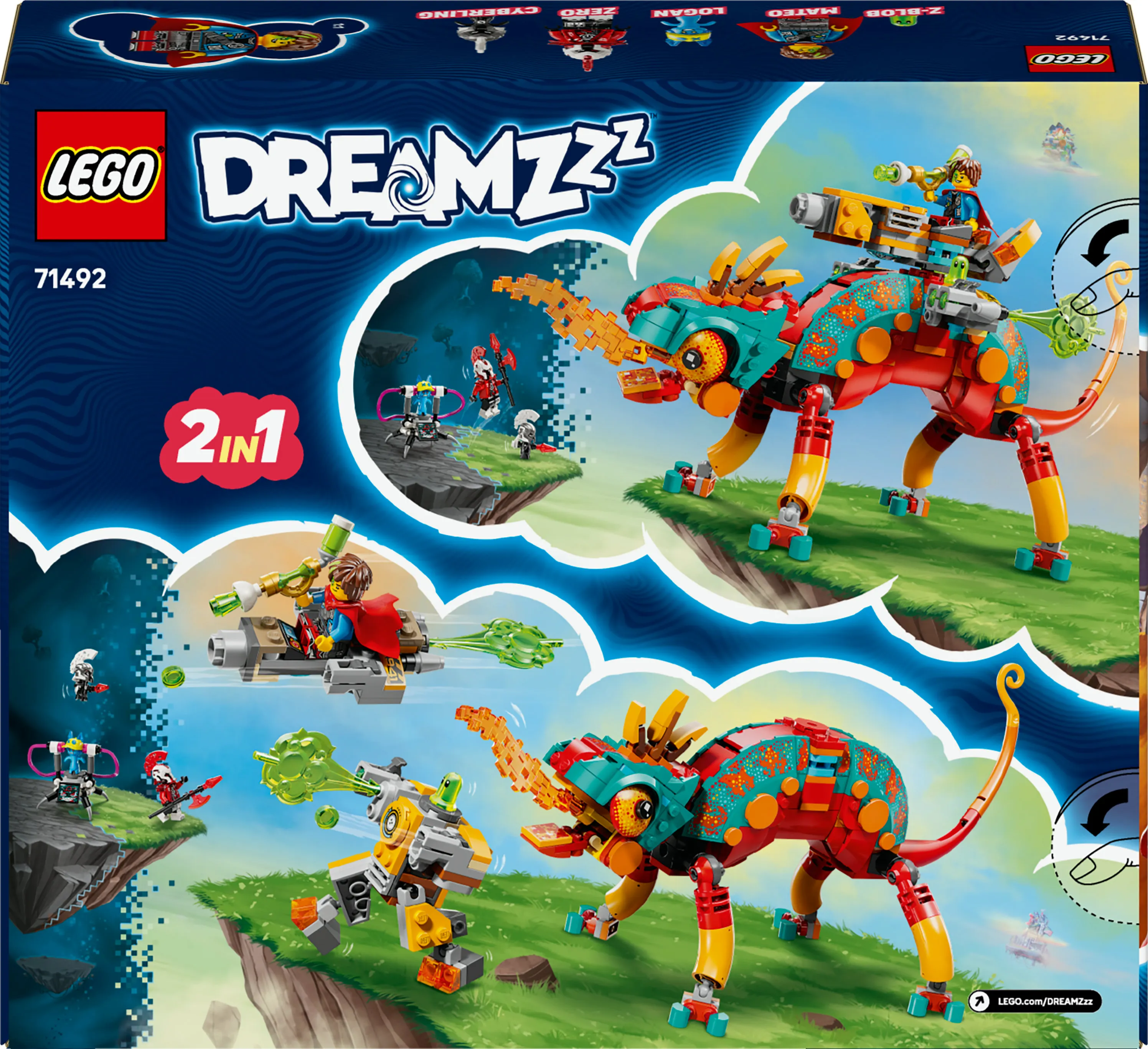 LEGO DREAMZzz Mateon tulikameleontti 71492