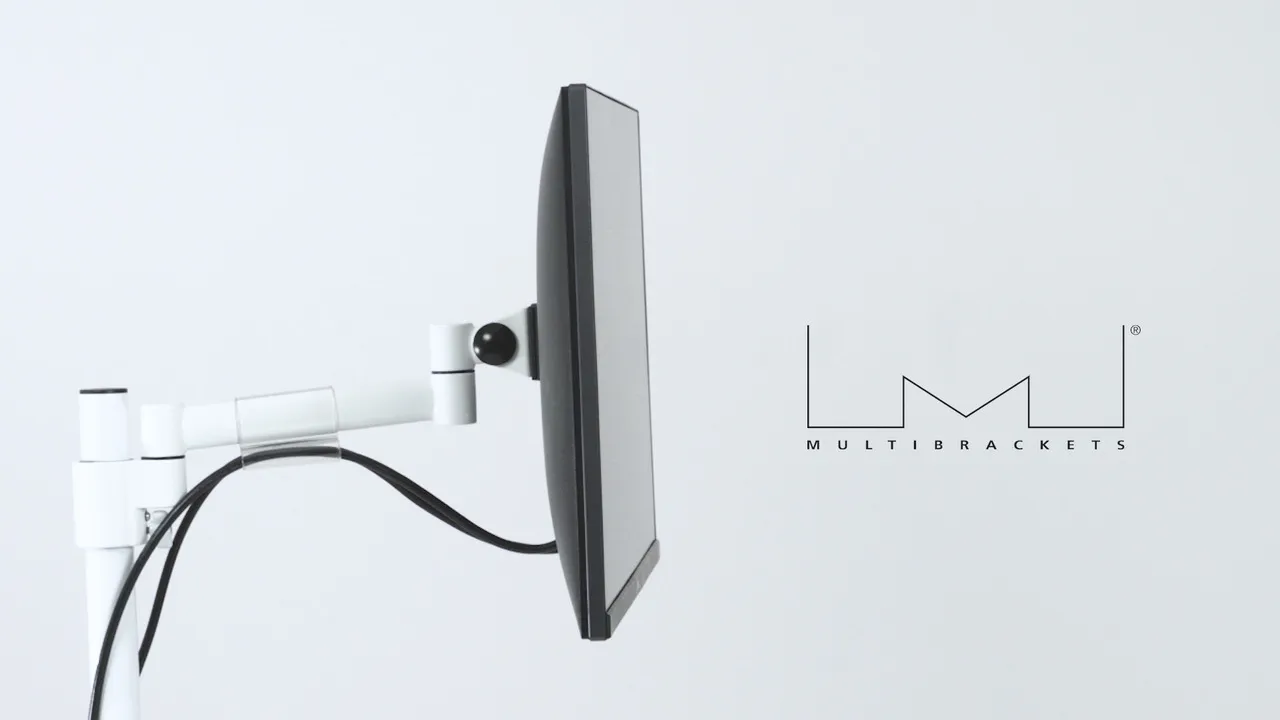 Multibrackets M VESA Deskmount Officeline Single - monitor arm, white, 15&quot;-30&quot;, 7.5kg