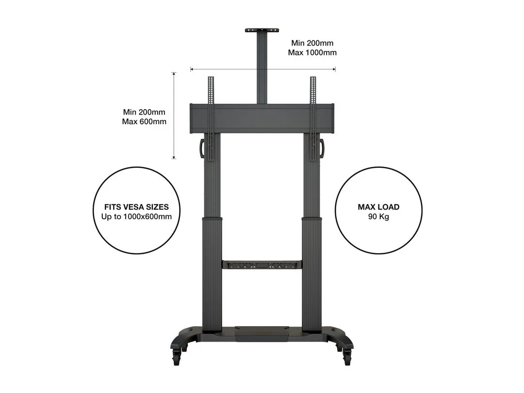 M Public Floorstand Dual Pillar 180 HD
