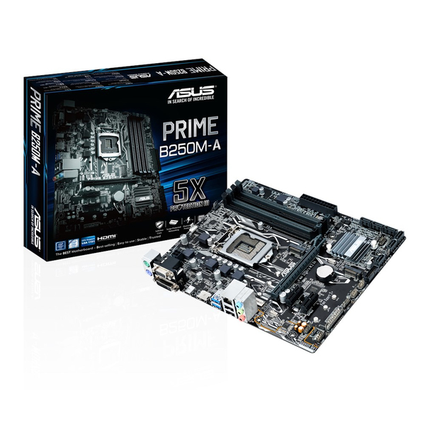 Asus PRIME B250M-A, mATX moderkort