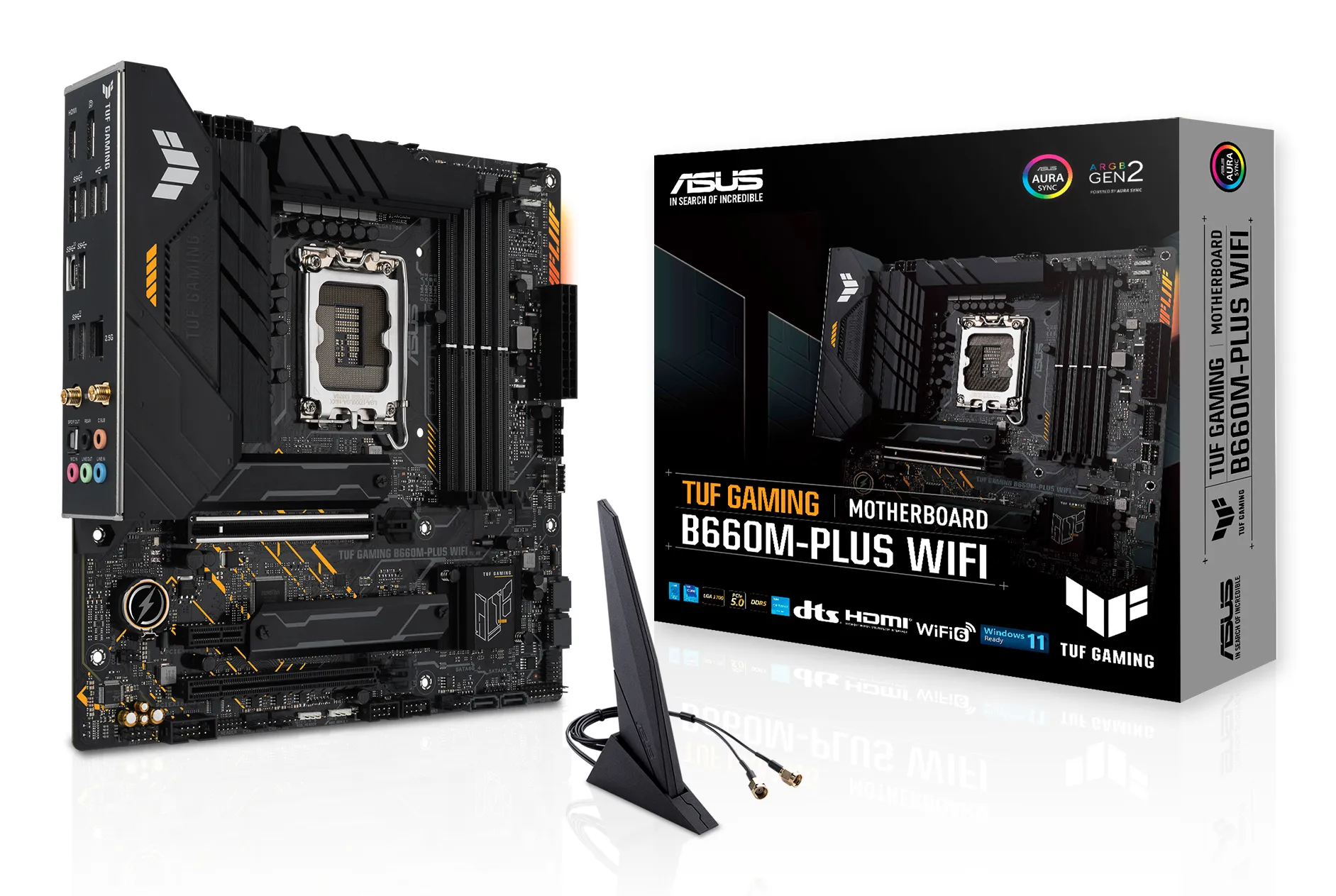 Asus TUF GAMING B660M-PLUS WIFI mATX-emolevy