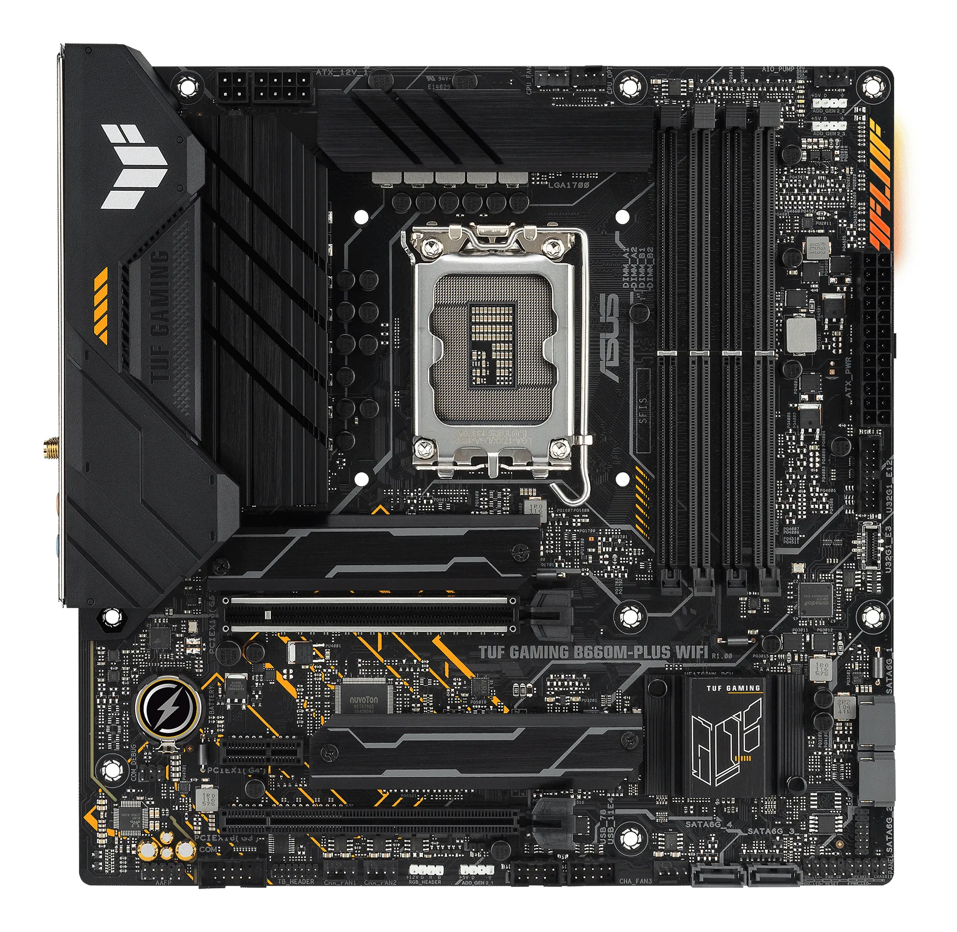 Asus TUF GAMING B660M-PLUS WIFI mATX-emolevy