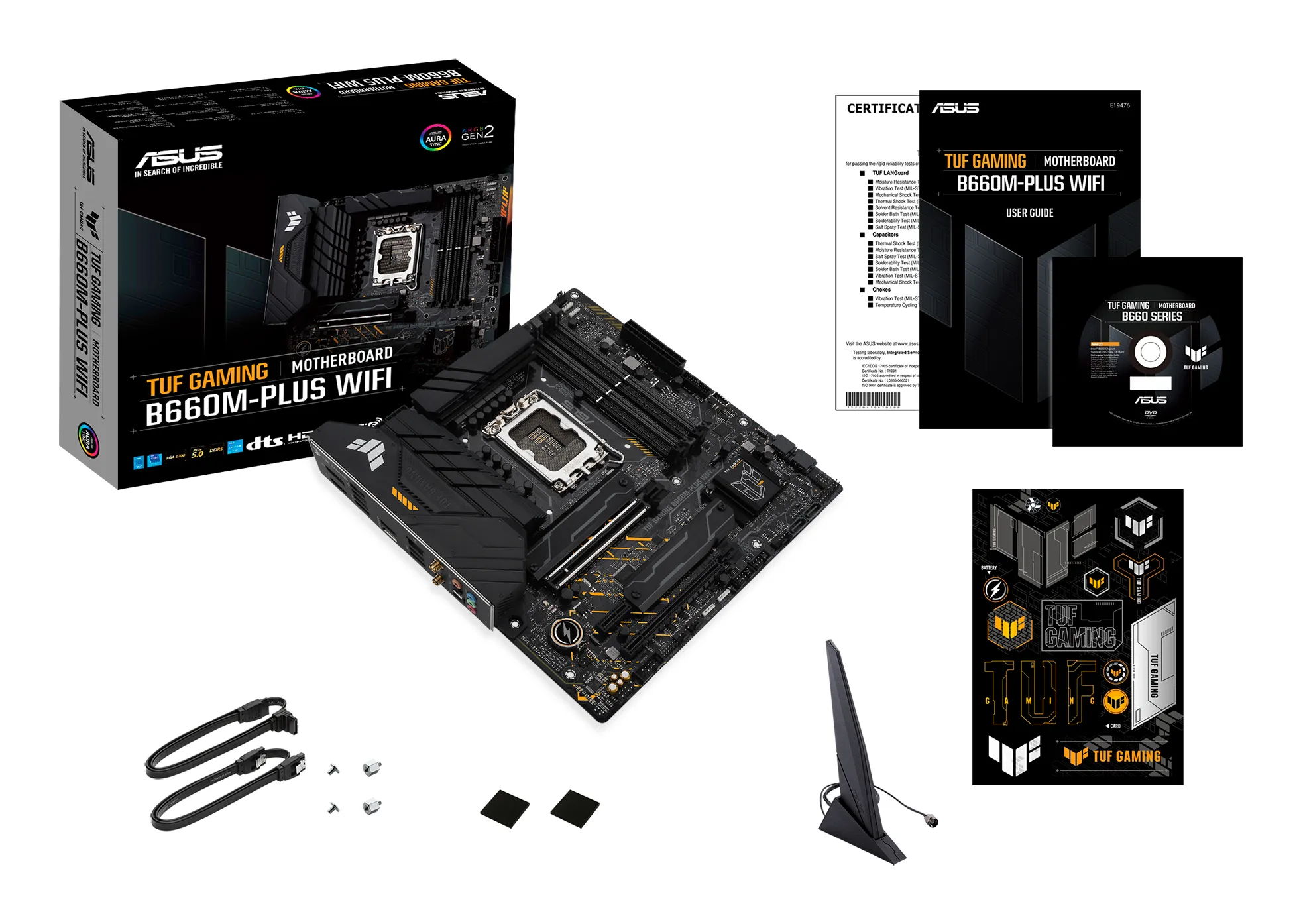 Asus TUF GAMING B660M-PLUS WIFI mATX-emolevy