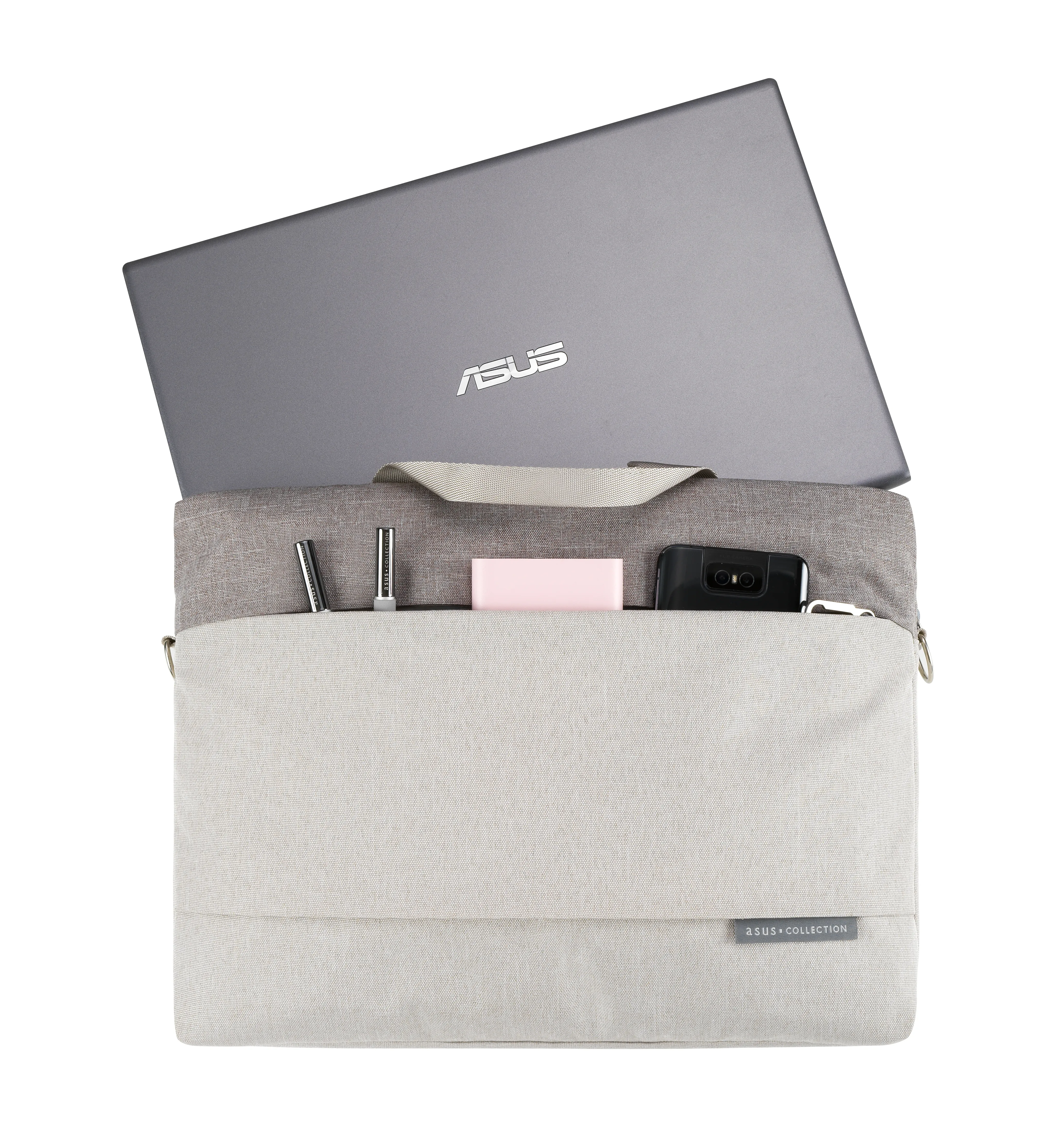 Asus EOS Shoulder Bag - datorväska, Grå, 16"