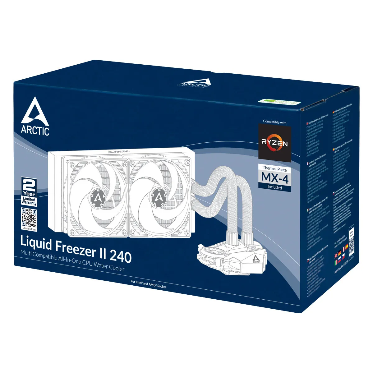Arctic Liquid Freezer II - 240 2x P12 PWM fan