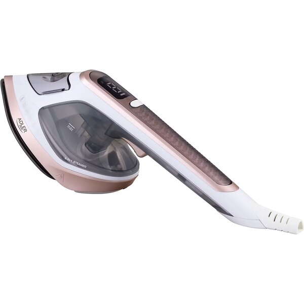 Adler AD 5044 handsteamer, 1800 W, 0,18 l, vit/guld