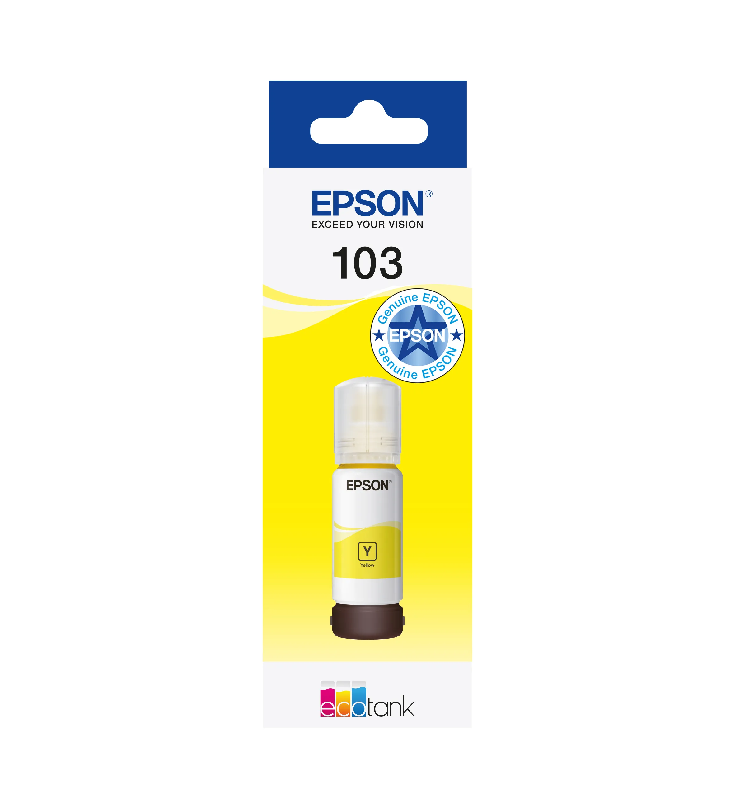 Epson 103 EcoTank ink bottle, 65 ml, Yellow